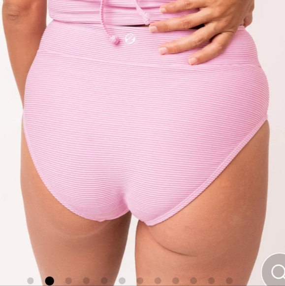 Nani Swimwear Textured Mulberry Mid Rise Bottom - Picture 2 of 5